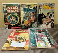 Lot of 5 Comic Books Space: 1999 Star Wars Dawn