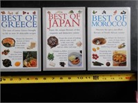 3 Books Best Of Greece Japan Morocco