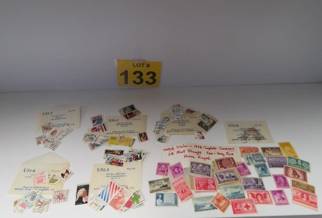Vintage Stamps w/ 1948 Set & More