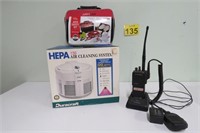 Hepa 130 Air Cleaning System, Motorola Radio & Kit