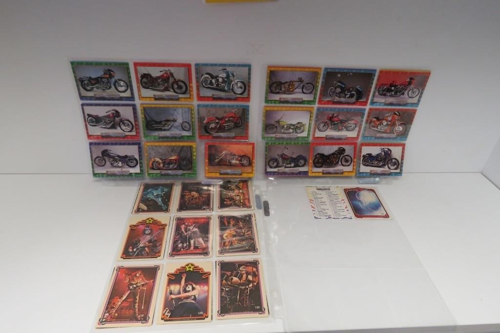 Kiss & Motorcycle Trading Cards