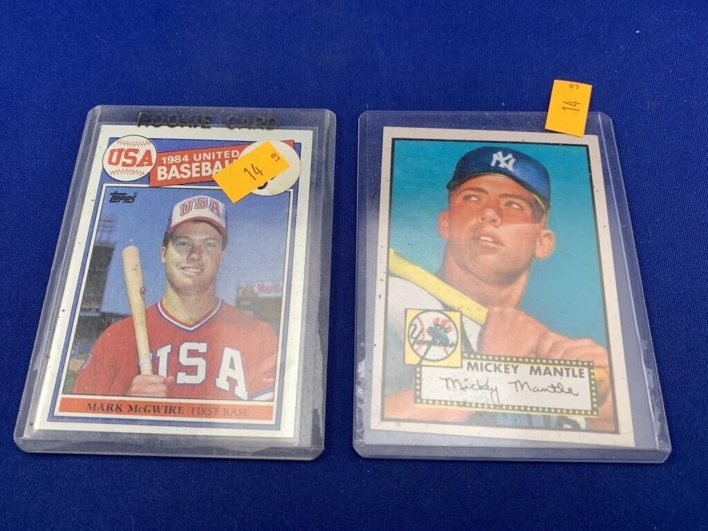 Mickey Mantle & Mark McGwire Cards