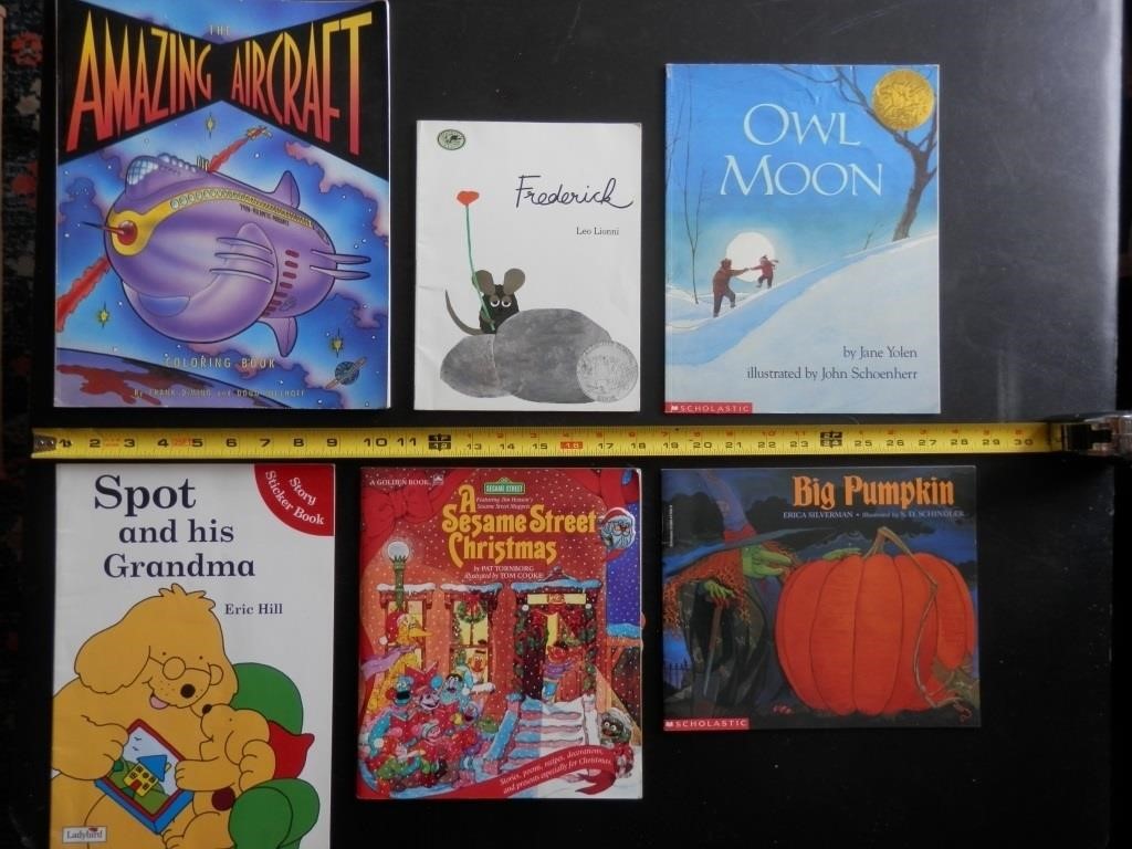 6 Books For Kids Pumpkin Aircraft