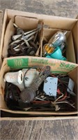 Box lot vintage hardware and more