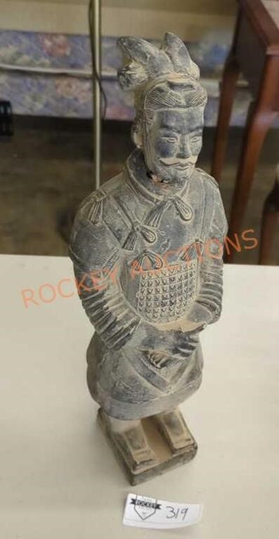 Vintage clay wear Asian sculpture (damage to head)