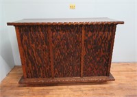 Handcrafted Home Bar w/ Refrigerator 24x60x41"T