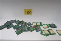 Large Lot Holographic Sports Trivia Cards