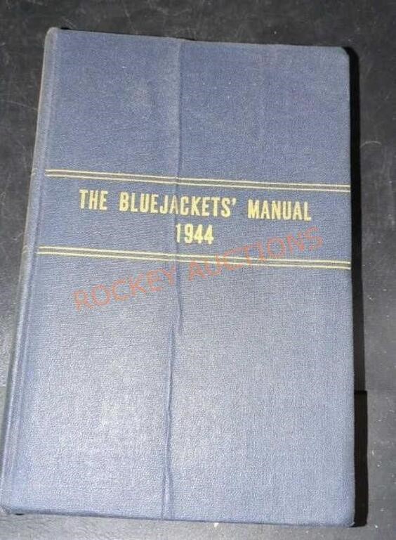 Vintage the Blue jackets manual from 1944 naval
