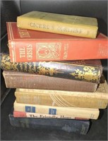 Antique book lot