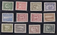 Newfoundland Stamps #87-97 Mint HR 1910 Tercentena