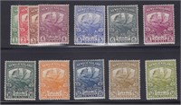 Newfoundland Stamps #115-126 Mint HR with a few Mi