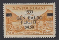 Newfoundland Stamps #C18 Mint LH 1933 General Balb