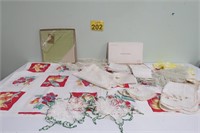 Vintage Tablecloth, Doilies & More