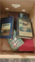 Vintage book box lot