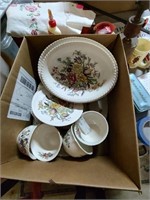 Box with Set Of Dishes