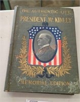 Vintage book the authentic life of President Mc