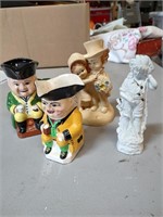 Lot of Statues and Creamers
