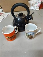 Mugs and Teapot