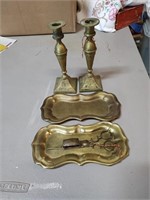Brass Candle Lot