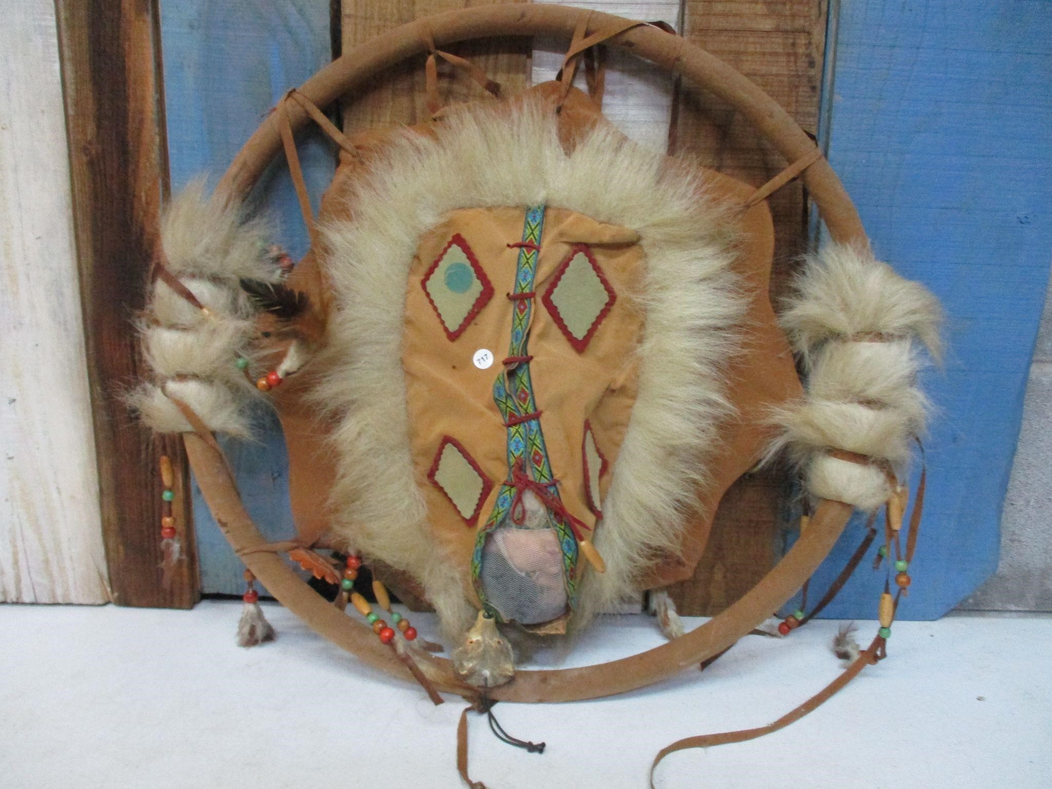 Dream Catcher with Native American Doll