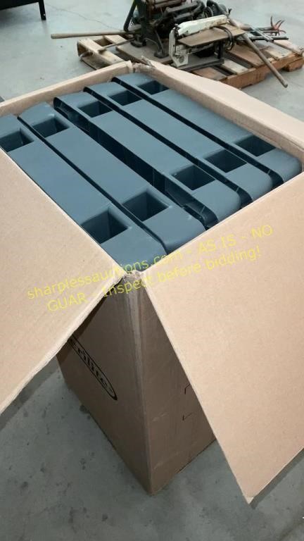 Sterilite Flat Storage Shelves Gray