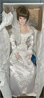 1991 LE Marian Yu Porcelain Bride Doll, Original