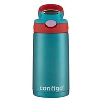 (2) Contigo Kids Stainless Steel Water Bottle with