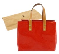 Louis Vuitton Red Vernis Handbag PM