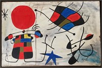 Joan Miro Oil Painting