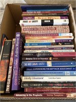 Two box lot of books. See photos for titles.