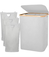 Laundry Hamper 3 Section, 160L Extra Large Hampers