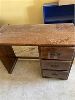 Desk with 3 drawers approximately 42x19x30”