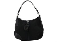 PRADA Black Nylon Shoulder Bag
