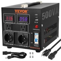VEVOR Voltage Converter Transformer, 500W, Heavy