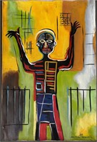 Jean Michel Basquiat Oil Painting