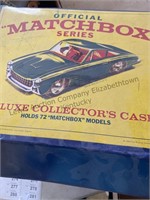 Matchbox Deluxe collectors case with models .