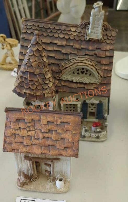 Vintage handcrafted Windy Meadows Pottery cottages