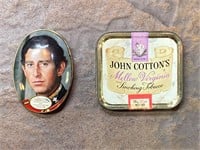 Two-Piece Set of Collectible Tins