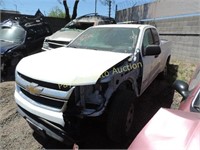 2017 Chevrolet Colorado 1GCHSBEA0H1288182 White