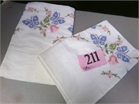 EMBROIDERED PILLOWCASES