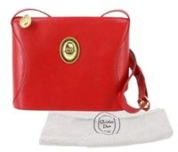 Christian Dior Red Shoulder Bag