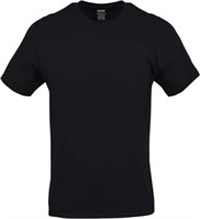 4-Pk Gildan Men's LG Crewneck T-shirt, Black