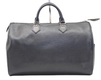Louis Vuitton Black Speedy Handbag 35