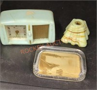 Vintage music box ink well and more