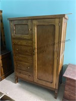 Wooden wardrobe approximate measurements 44 x 19