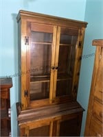 Two piece hutch approximate measurements are 30 x