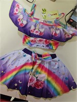 Unicorn swim suit toddler 3-5