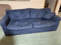 Blue Hide-A-Bed Sofa Couch