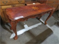 BEAUTIFUL BALL/CLAW FOOT INLAID SOFA /ENTRY TABLE