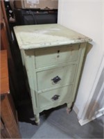 PAINTED 3 DRAWER TABLE